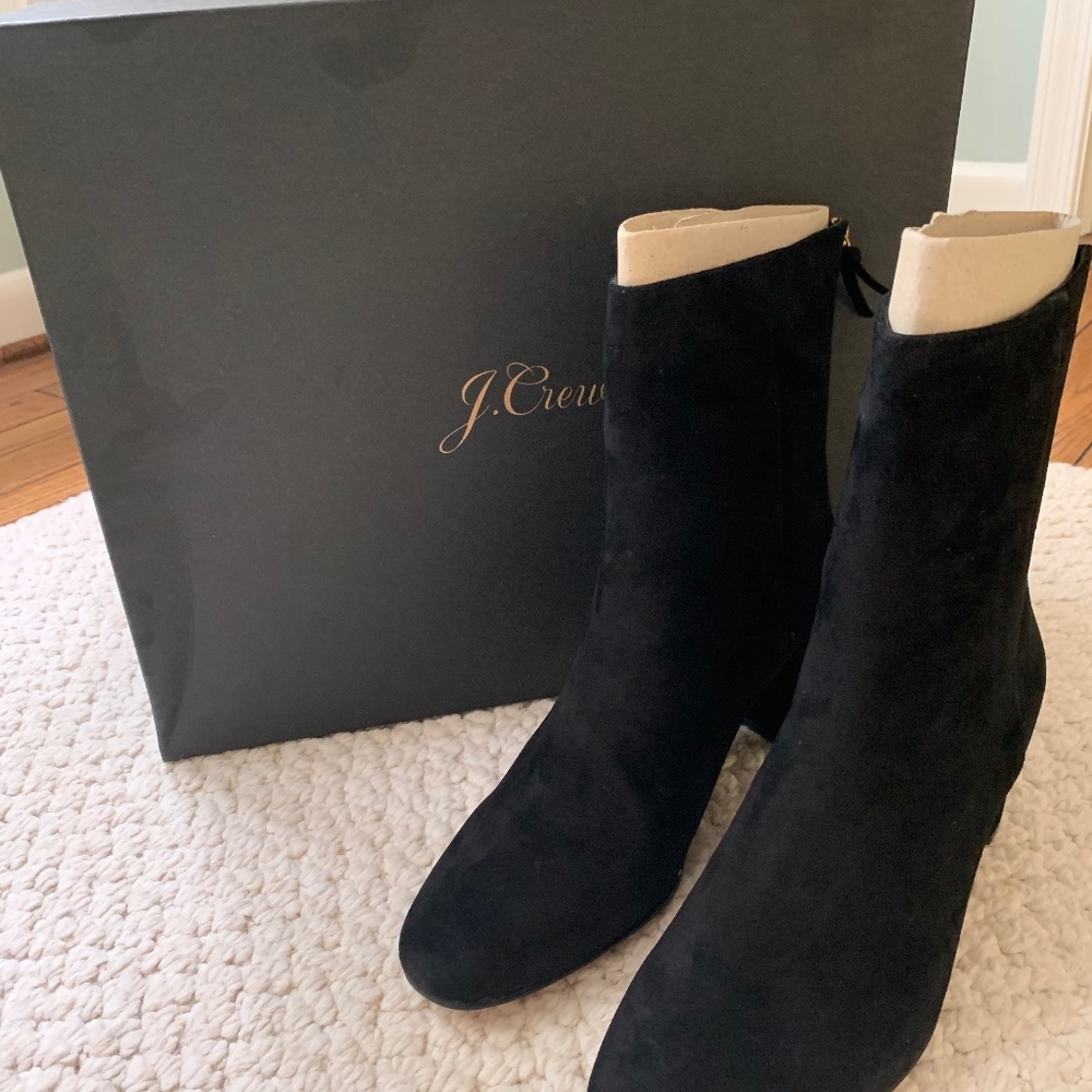 J Crew Kid Suede Ankle Boot NIB Never worn size 8.5